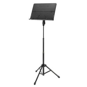 Hercules BS408B Quick-N-EZ 3 Section Music Stand with Foldable Desk